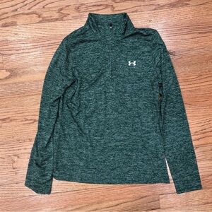 Under Armour Forest Green Quarter-Zip Pullover